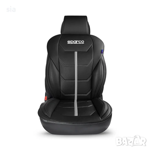 Подложка за седалка Sparco, син кант, 1бр