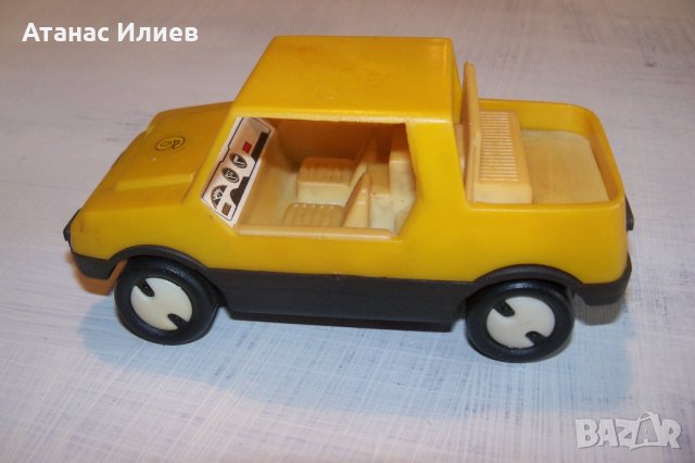 Стара соц играчка пластмасова количка Бъги, снимка 3 - Коли, камиони, мотори, писти - 33038707