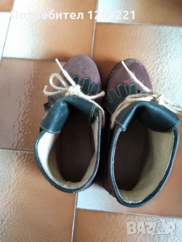 Зимни боти от естествена кожа, снимка 3 - Детски боти и ботуши - 26940871