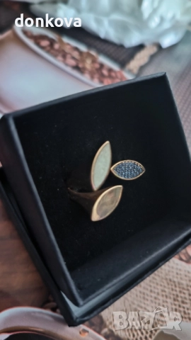 златен уникален пръстен , снимка 2 - Бижутерийни комплекти - 51587016