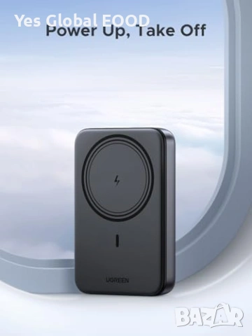 UGREEN магнитна външна батерия 10000mAh PD 20W, снимка 7 - Друга електроника - 53430788