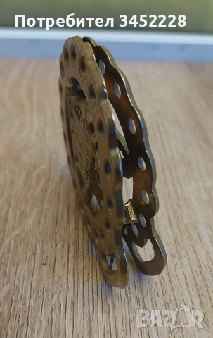 щипка винтидж месинг голяма за ценители , снимка 3 - Антикварни и старинни предмети - 52851640