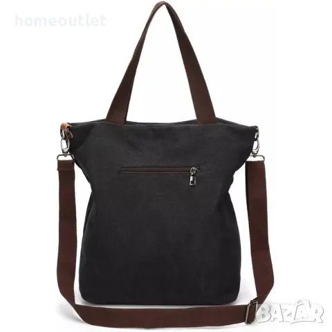 ПРОМОЦИЯ Дамска текстилна чанта в черно, снимка 2 - Чанти - 49674226