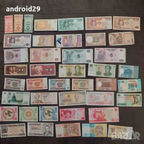 Лот Банкноти от 164 броя (без повтарящи) UNC, снимка 4 - Нумизматика и бонистика - 51240483