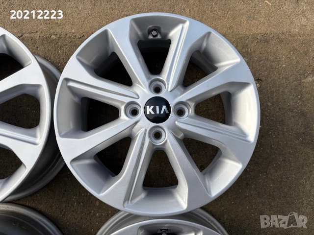 4 броя алуминиеви джанти за Kia Rio IV, 15, снимка 7 - Гуми и джанти - 52773463