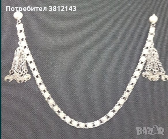 Сребърен възрожденски накит, снимка 4 - Антикварни и старинни предмети - 43307134