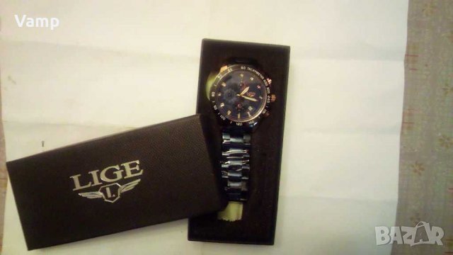 Мъжки часовник хронограф,НОВ., снимка 6 - Мъжки - 28456940