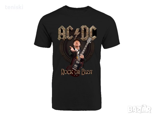 Рок Тениски AC/DC 7 модела, снимка 2 - Тениски - 39799980
