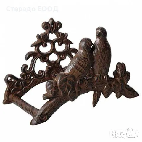 СТЕННА ЧУГУНЕНА СТОЙКА ЗА МАРКУЧ - ПТИЦИ, снимка 3 - Напояване - 47720018
