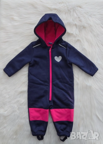 Детски софтшел гащеризон размер 74/80см. , снимка 8 - Бебешки гащеризони - 52382926