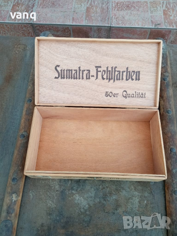Дървена кутия за пури, снимка 5 - Колекции - 36540900