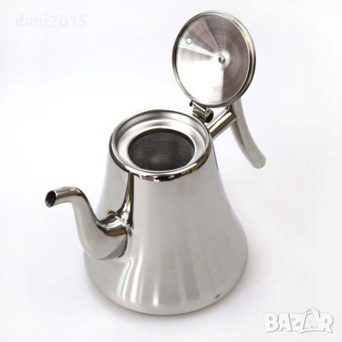 Чайник от неръждаема стомана, снимка 4 - Аксесоари за кухня - 43003768