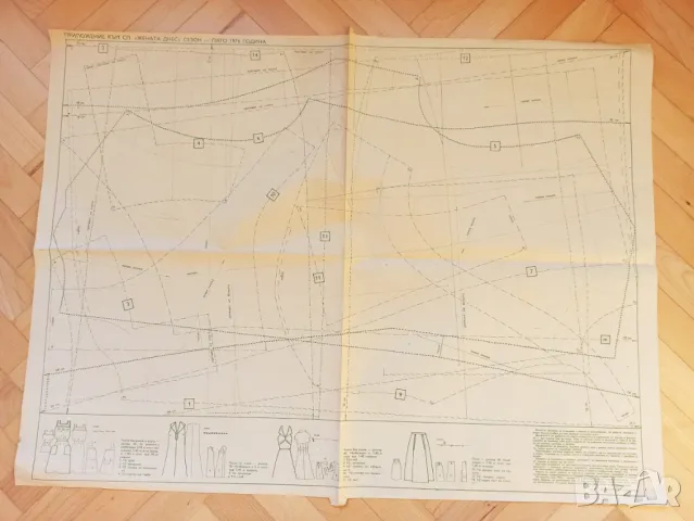 Подлистници с кройки от 70-те години от в. "Жената днес", снимка 8 - Други - 48287086