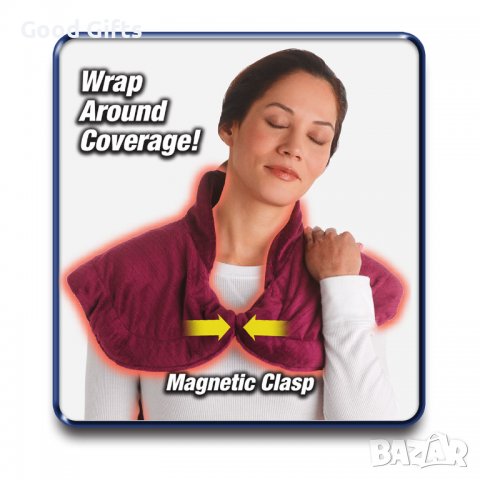 Термо масажор Thermapulse Relief Wrap за врат , рамена и гръб, снимка 3 - Масажори - 39297021