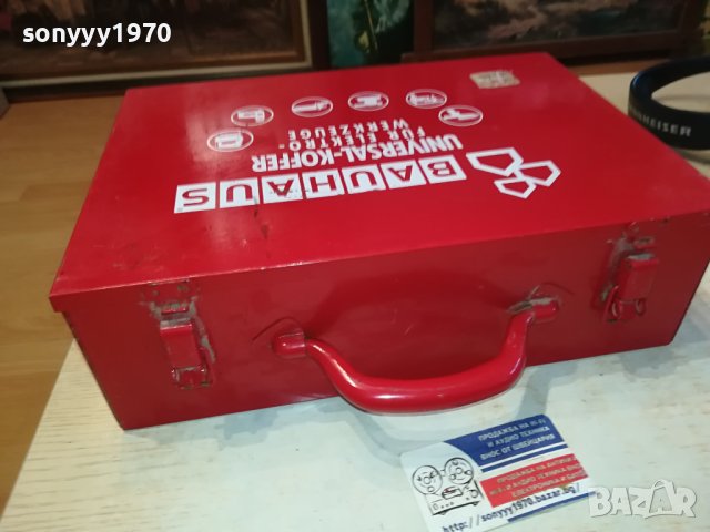 МЕТАЛЕН КУФАР ЗА ИНСТРУМЕНТИ-ВНОС ГЕРМАНИЯ 1912231001, снимка 4 - Куфари с инструменти - 43473140