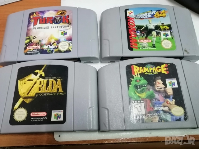 Оригинални касети с игри за Nintendo 64