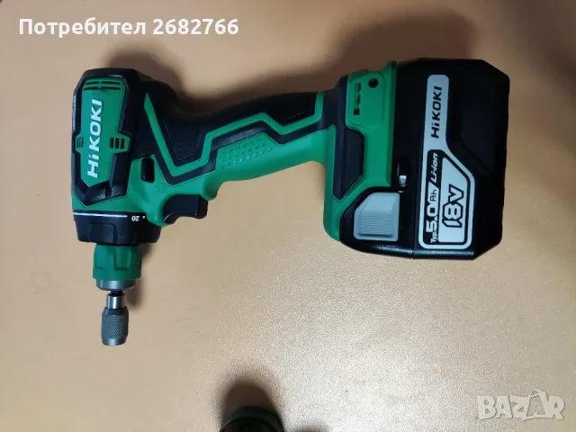 Акумулаторен безчетков винтоверт hikoki ds18ddq, снимка 3 - Винтоверти - 48331640