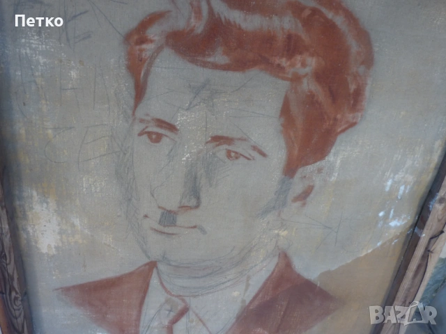 Стара картина, снимка 8 - Антикварни и старинни предмети - 53133555