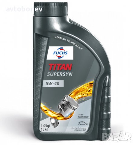 Синтетично двигателно масло FUCHS TITAN SUPERSYN 5W40, снимка 2 - Аксесоари и консумативи - 36880968