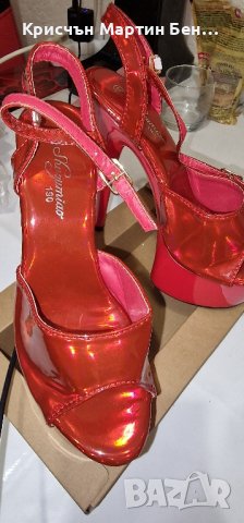 Сандали лачени  За Танци , снимка 6 - Сандали - 40919243