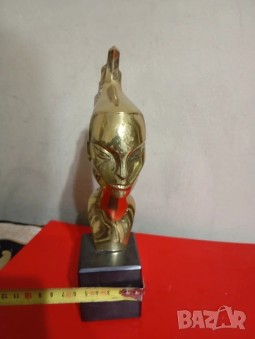 Месингова статуетка, снимка 4 - Статуетки - 53235247