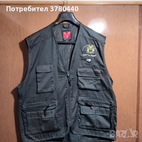 Нов италиански елек"PAYPER"с 9 джоба, снимка 2 - Якета - 49564998