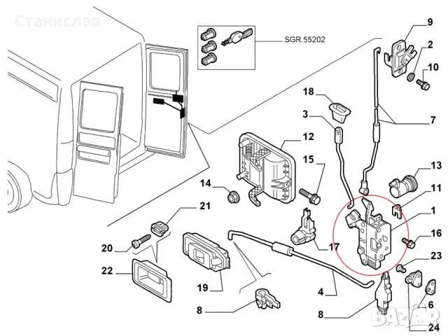 Citroen Jumper 1 Брава за багажник , снимка 2 - Части - 50207093
