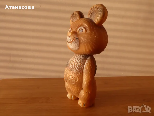 Мечето Миша Олимпиада Москва 1980 г пластмаса, снимка 6 - Антикварни и старинни предмети - 47476020