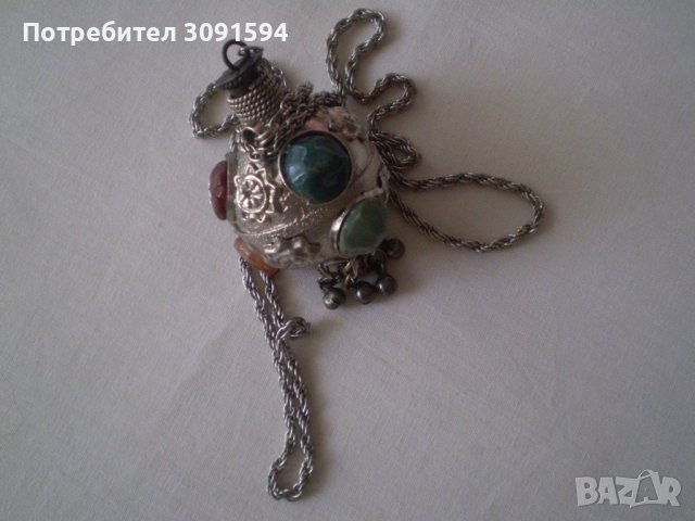 колекционерско шишенце за парфюм инкрустирано , снимка 5 - Антикварни и старинни предмети - 37124108