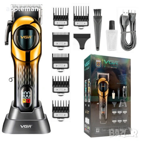 Професионална машинка за подстригване GREEN GOLD VGR V-166, снимка 2 - Машинки за подстригване - 53557621