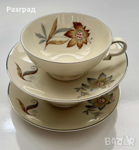 2бр. винтидж чаши за чай или кафе Haas & Czjzek Czechoslovakia