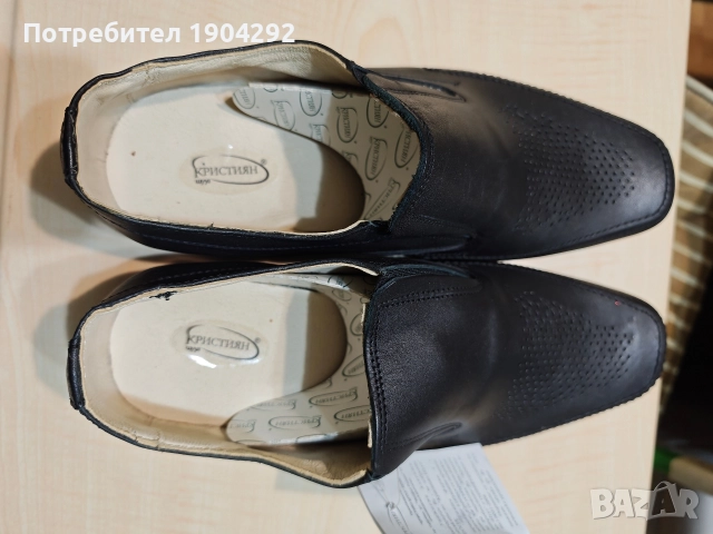 Мъжки официални обувки 42 номер, снимка 5 - Официални обувки - 52820428