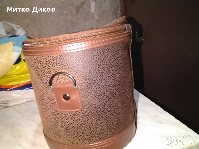 Овална чанта естествена кожа маркова на Comfort Quality H-19cm и фи 20х31см, снимка 4 - Чанти - 53130100