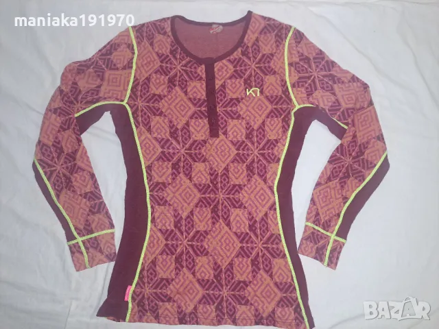 ПРОДАДЕНА Kari Traa (L) дамска термо блуза мерино 100% Merino Wool , снимка 1