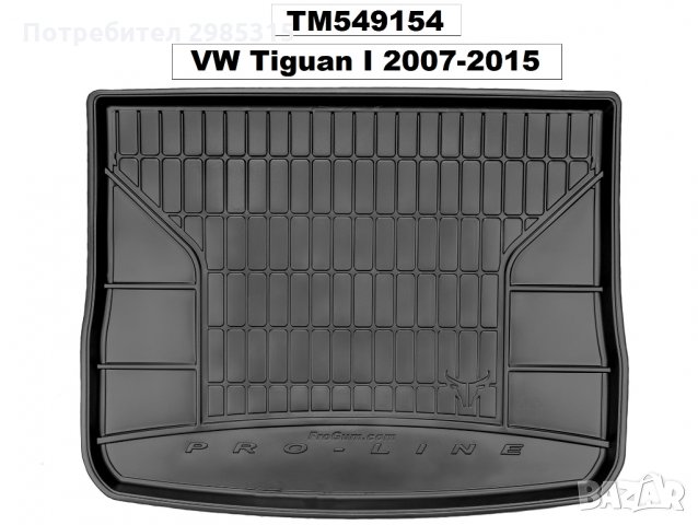 СТЕЛКИ за багажник Frogum за VW Tiguan I 2007-2017