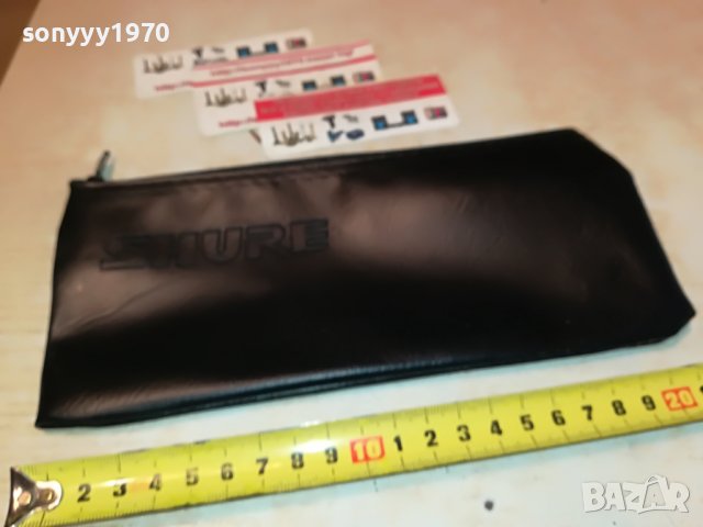 SHURE-КОЖЕН КАЛЪФ С ЦИП-НОВ 2912221941, снимка 3 - Микрофони - 39138902