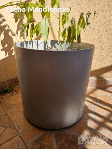 голяма Кашпа саксия за цветя растения на колелца за балкон тераса мобилна лесно преносима, снимка 2 - Декорация за дома - 52060863