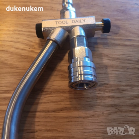 Двоен конектор за пяна и дюза за водоструйка, 1/4" Quick Connect, 5 накрайника, снимка 9 - Други инструменти - 53071715