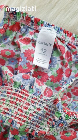 Летен гащеризон Carter's 12 месеца, снимка 3 - Бебешки гащеризони - 32815246