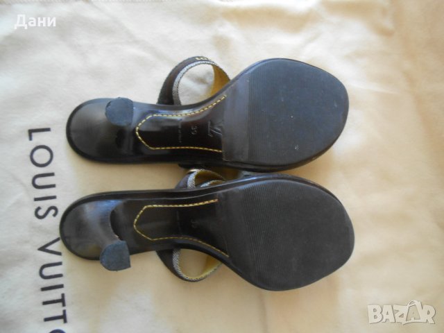 Дамски обувки сандали Louis Vuitton  W/ Logo, снимка 14 - Дамски елегантни обувки - 26841691