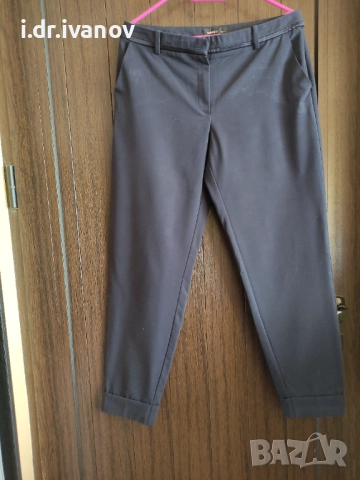 Тъмно син панталон MANGO Suit