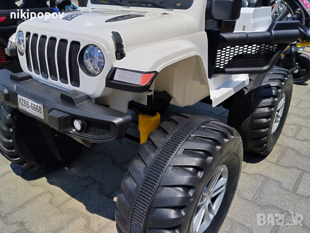 US Двуместен акумулаторен джип FUEGO 4x4, снимка 10 - Детски велосипеди, триколки и коли - 53569359