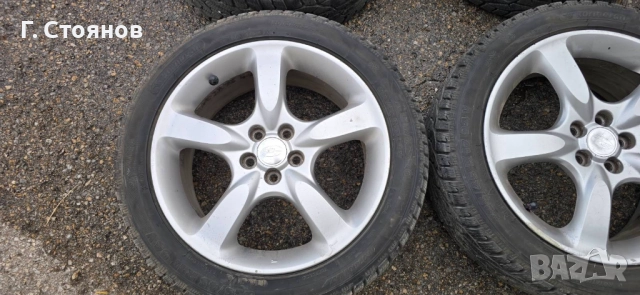 Алуминиеви джанти+гуми (зимни) 5x100 225/45 R17 , снимка 3 - Гуми и джанти - 52668555