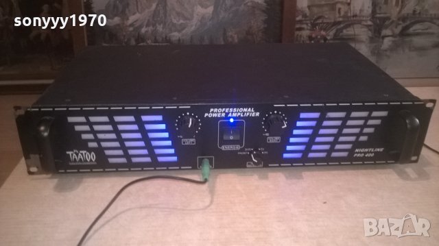 mc TAATOO NIGHTLINE PRO400-GERMANY-ВНОС ХОЛАНДИЯ, снимка 4 - Ресийвъри, усилватели, смесителни пултове - 27786954