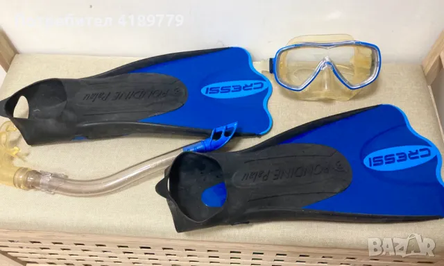 ПЛАВНИЦИ CRESSI RONDINE Palau  + Комплект за гмуркане 