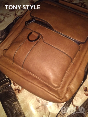 Нова Кожена Мъжка Чанта , снимка 6 - Чанти - 51610569