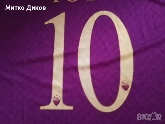 Рома футболна тениска официален продукт №10 Франческо Тоти размер М нова, снимка 8 - Футбол - 48003147