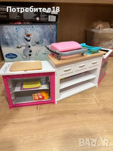 Кухня Барби със светлини и звуци Mattel, снимка 4 - Други - 49810087