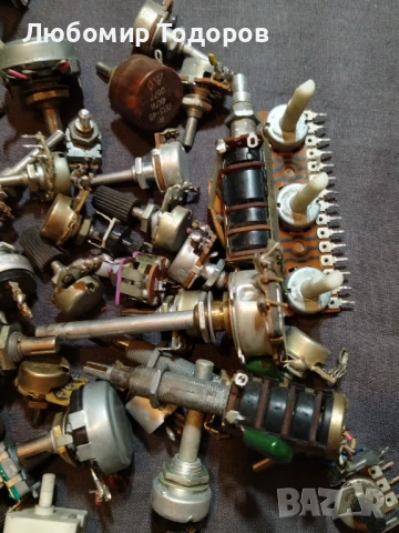 Потенциометри 101 броя , снимка 5 - Друга електроника - 50617196