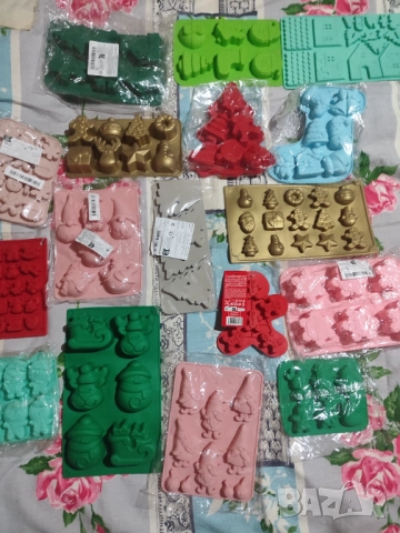 Коледни молдове за гипсови отливки различни видове 